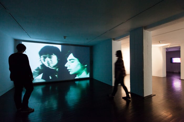 Ausstellungsansicht, Videoarchiv - Die Amerikaner, Ludwig Forum, 2013 © Carl Brunn