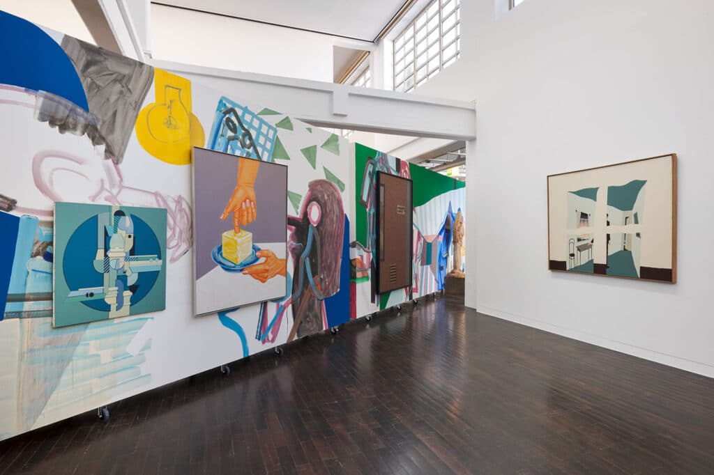 Amy Sillman, "Oh, Clock!", Ausstellungsansicht/ exhibition view Ludwig Forum Aachen, 22.03. - 31.08.2025, Foto/ photo: Mareike Tocha.